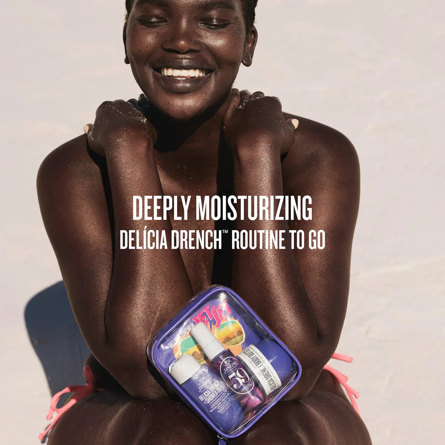 deeply moisturizing delicia drench routine to go