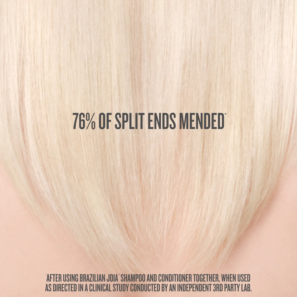 76% of split ends mended* 